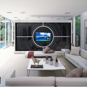 high tech living room design ideas