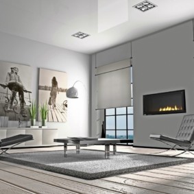 high tech living room photo options