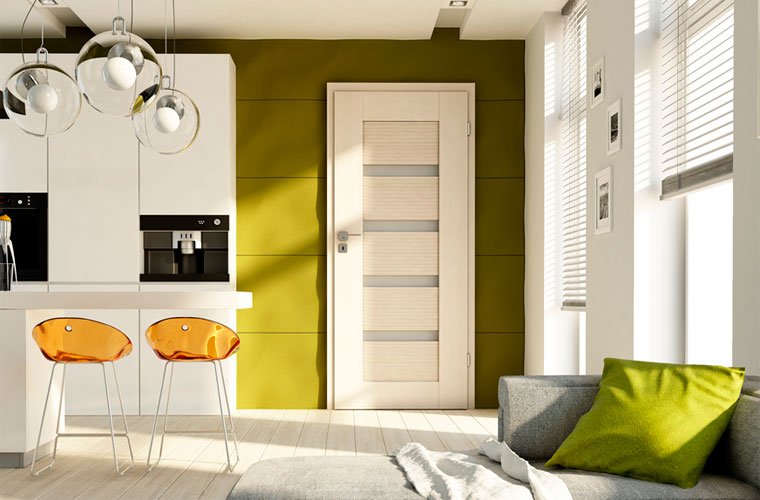 bright doors in the apartment ideas views