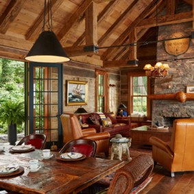 country style living room decoration
