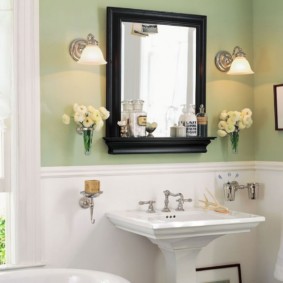 mirror height above the bathroom sink options ideas
