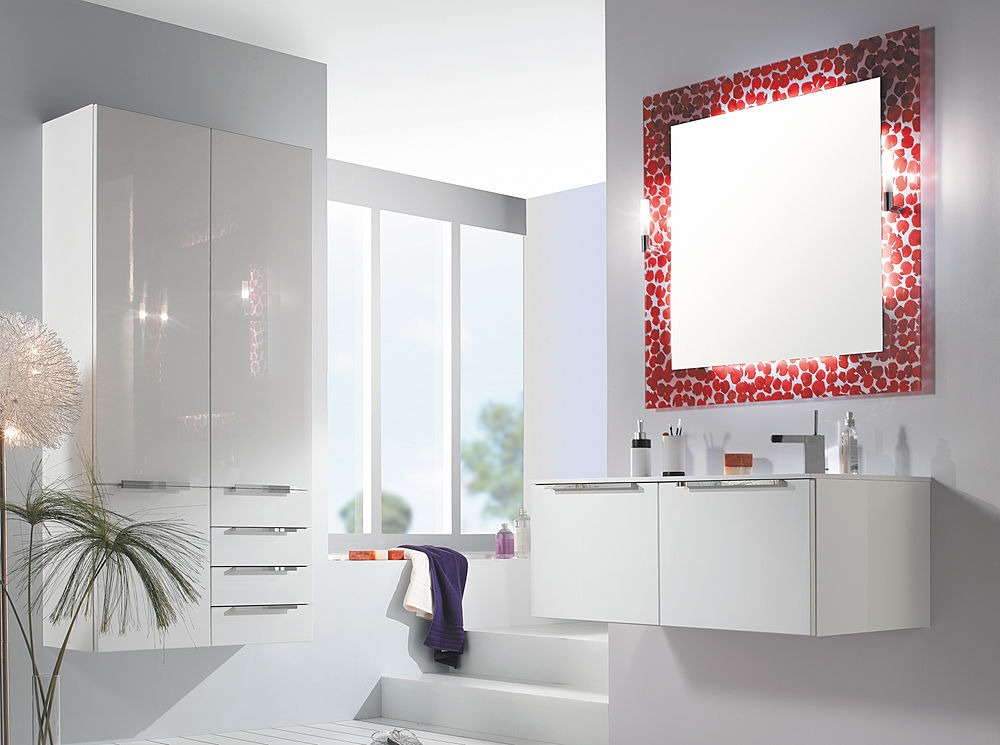 výška zrkadla nad pohľadmi na nápady na umývadlo v kúpeľni