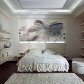 guļamistabas dizains 14 kv. m foto