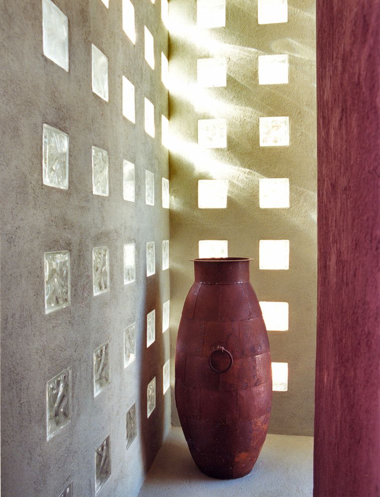 Fali dekoráció üvegblokk betétekkel