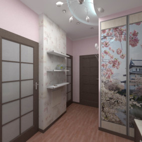 wallpaper design for narrow corridor decor