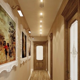 tapetes dizains šaura koridora fotoattēlu dekoriem