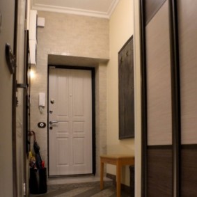 narrow corridor wallpaper design