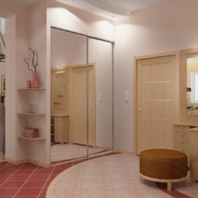 design de piso do corredor