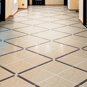 design de piso do corredor