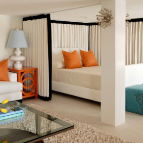 vardagsrum sovrum design 16 kvm dekor foto
