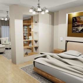 woonkamer slaapkamer ontwerp 16 m² interieur ideeën