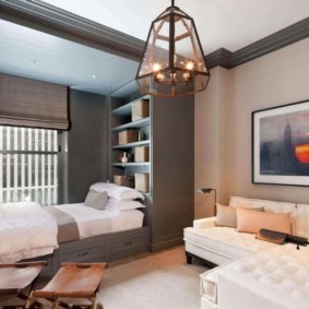 vardagsrum sovrum design 16 kvm ideer utsikt