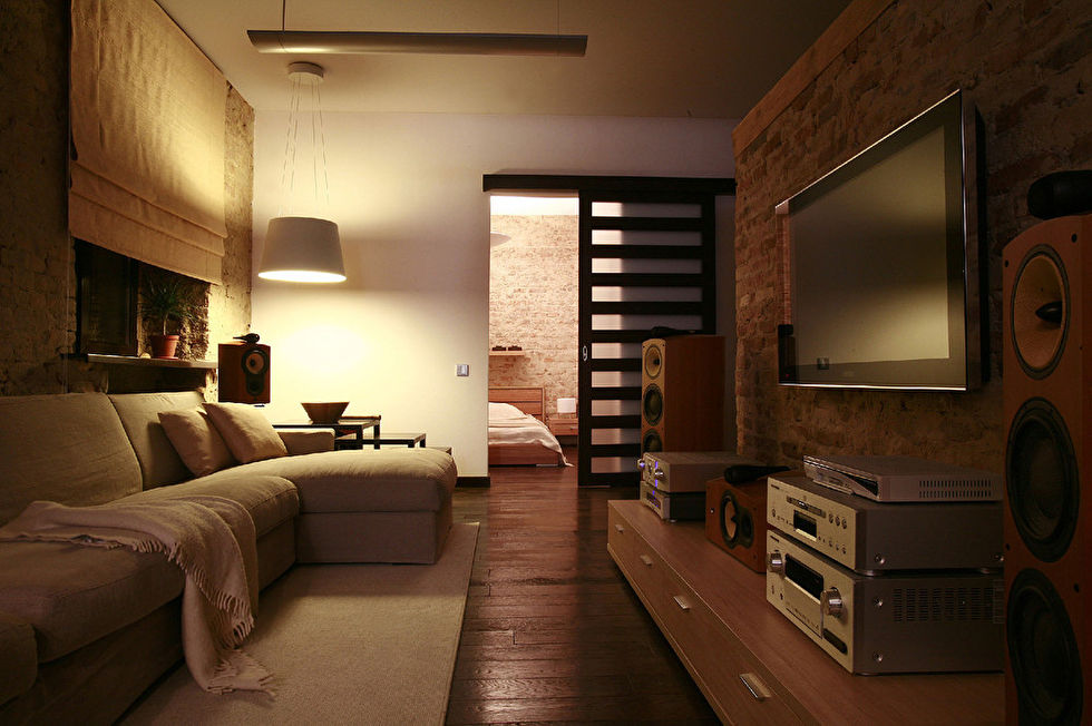 dizajn spálňa obývacia izba foto