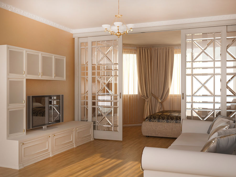 woonkamer slaapkamer ontwerp 16 m²