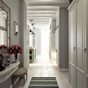 hành lang hẹp trong thiết kế ảnh chung cư