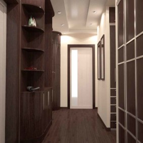 long narrow corridor in the apartment design photo