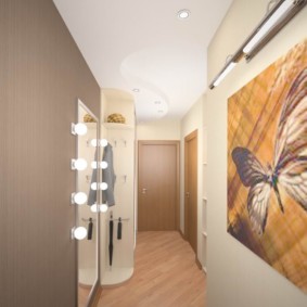 hành lang hẹp dài trong thiết kế ảnh căn hộ