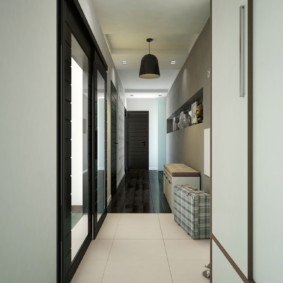 long narrow corridor in the apartment ideas photo