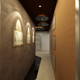 long narrow corridor in apartment interior ideas