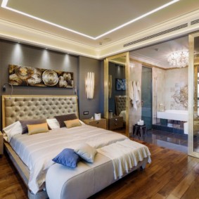 lantai kayu di bilik tidur