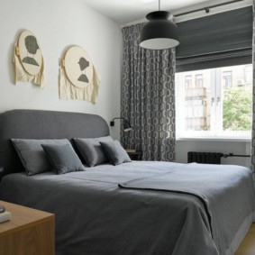 Design dormitor în nuanțe de gri