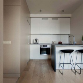 Bucătărie în stil minimalist