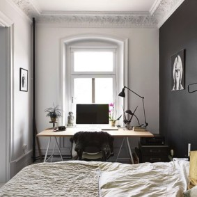 Scandinavian style bedroom design