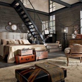 Salon de style loft