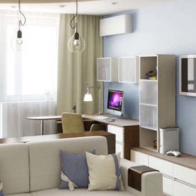 Modulære møbler i det indre av leiligheten