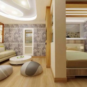 20 m² woonkamer slaapkamer ideeën uitzicht