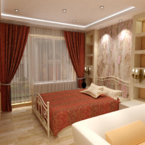 Sypialnia z salonem o powierzchni 20 m2