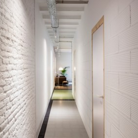 hành lang hẹp trong lựa chọn ý tưởng căn hộ
