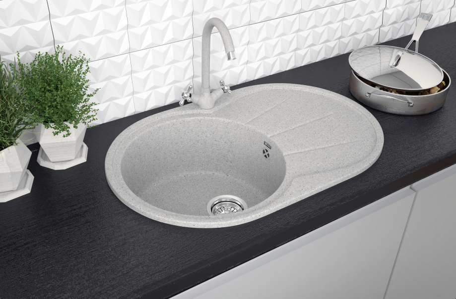 artificial stone kitchen sink ideas