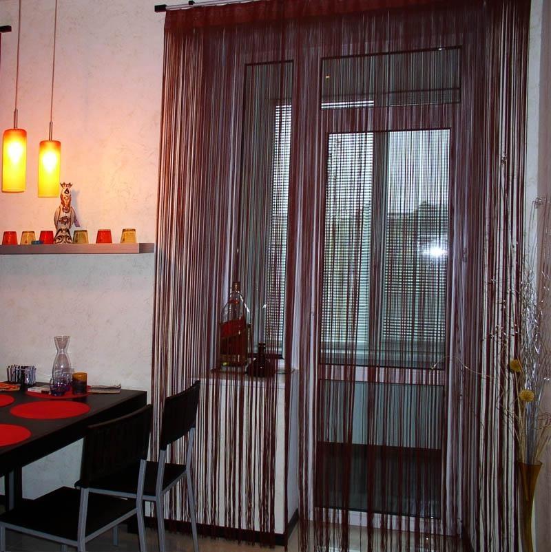 cortinas no design da foto da cozinha