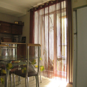 idéias de decoração de cortinas de cozinha