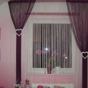 cortinas na decoração da foto da cozinha