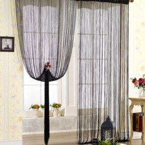 tipos de idéias de cortinas de cozinha
