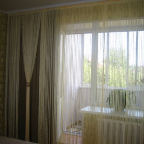 gardiner på kjøkkenets interiørideer