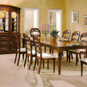 dining group for the kitchen interior