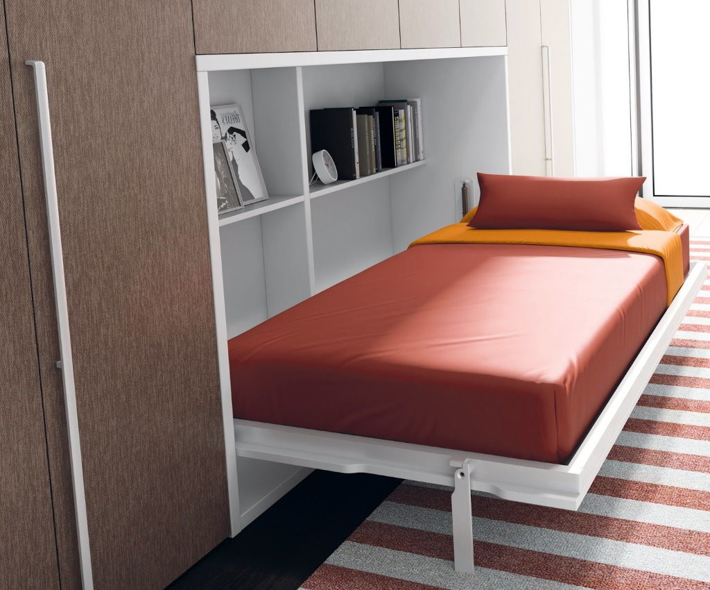 Kis ágy egy kis hálószobában