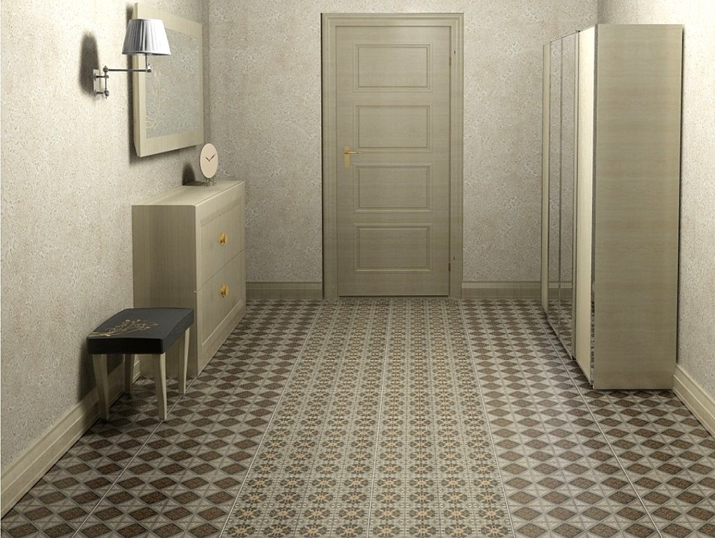 azulejos en el pasillo