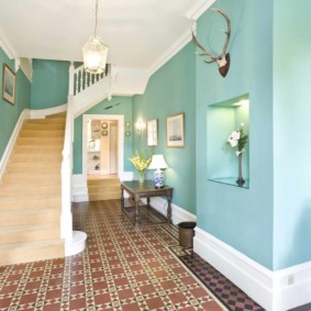 hallway in a private house design ideas