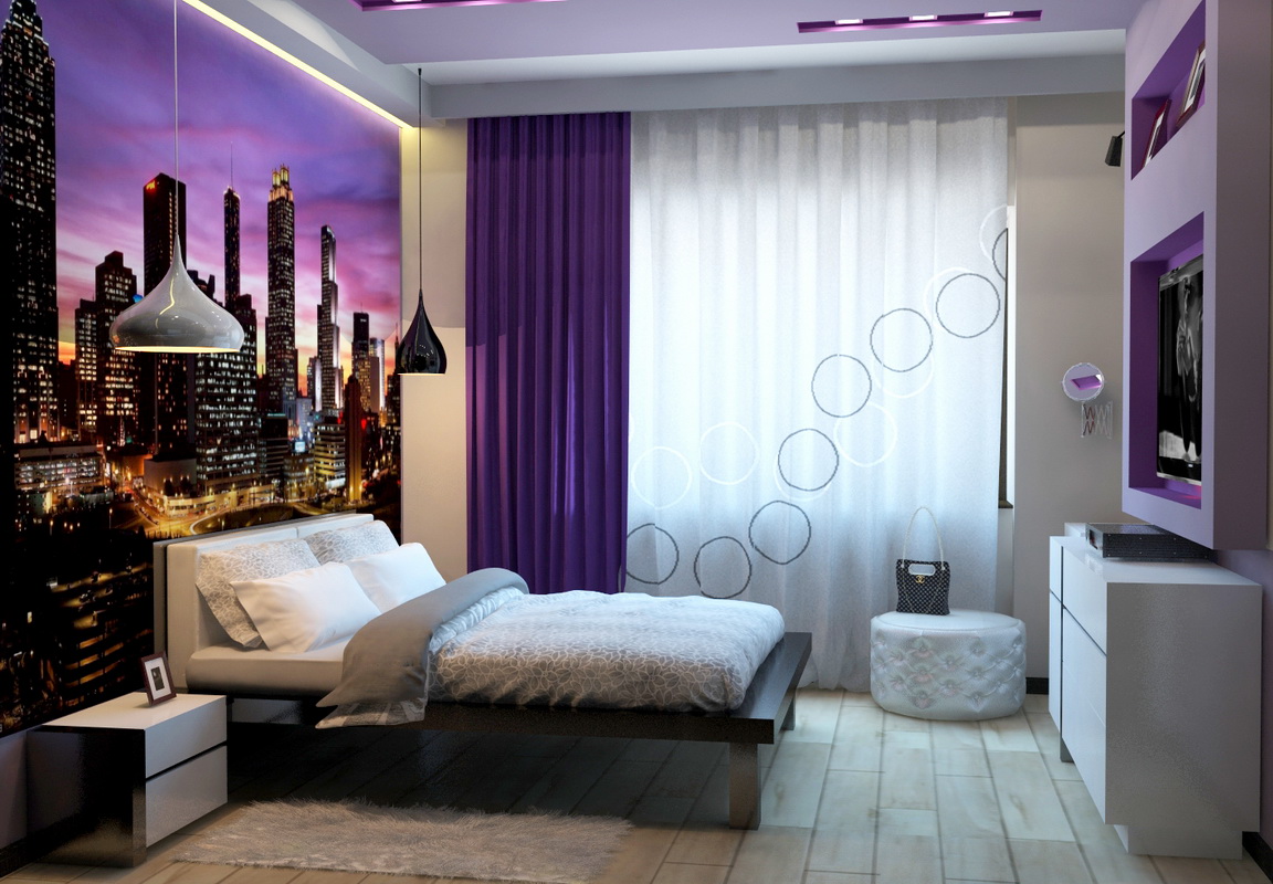 yatak odası 15 metrekare dekor fotoğraf
