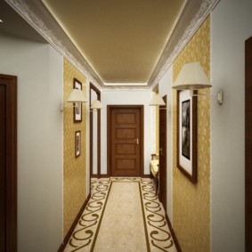 hành lang hẹp trong ý tưởng căn hộ