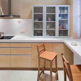 countertop bukan windowill dalam idea foto dapur