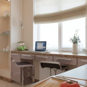 countertop bukan windowsill di pilihan dapur