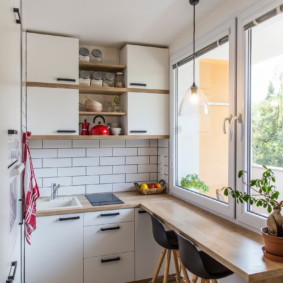 countertop bukannya tingkap tingkap di pilihan foto dapur