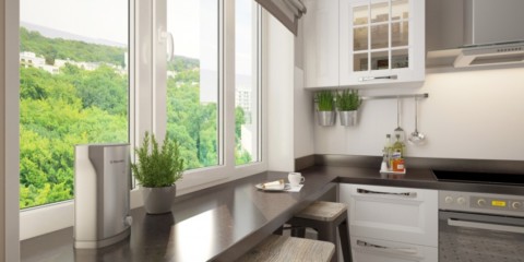 countertop umjesto prozorska daska u kuhinji ugaoni položaj