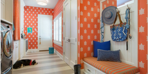 bright wallpaper for the hallway 2019