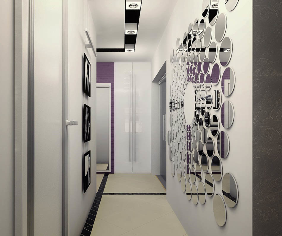 Minimalism modern hallway interior